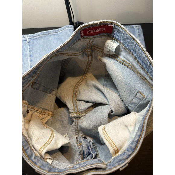 Levi’s 519 Vintage Jeans Low Stretch Flare Light Wash Sz 11 Junior Long - Picture 7 of 12